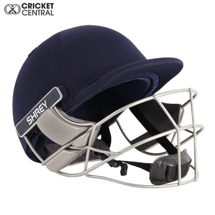 Navy blue pro guard Air cricket helmet Stainless steel from Shrey