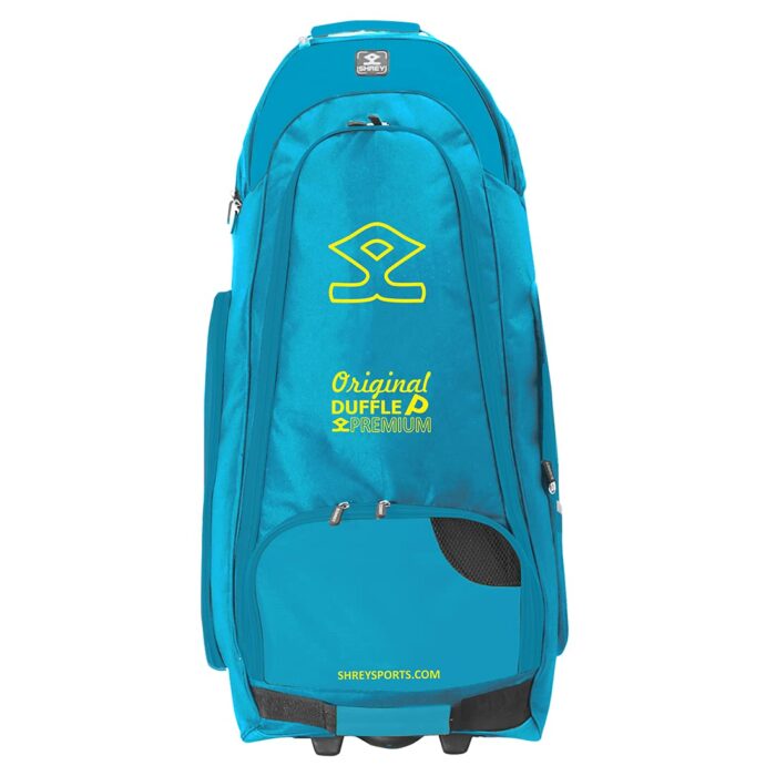 Shrey Pro Premium Duffle Kit Bag Blue Colour