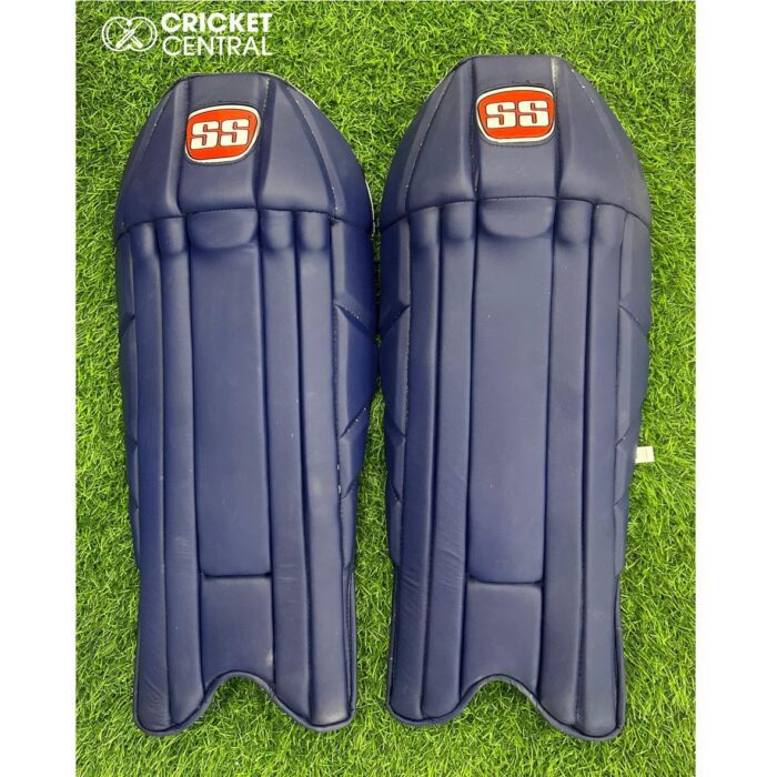 Dark Blue Professional Wicket Keeping Pads from SS